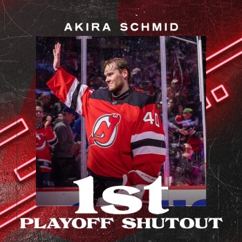 NHL : Akira Schmid impérial, les Devils prennent les devants