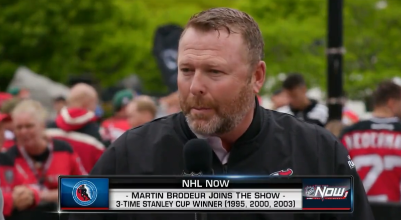 Martin Brodeur ne manque pas d'éloges envers Akira Schmid