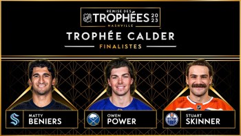 Beniers, Power et Skinner les finalistes pour le trophée Calder
