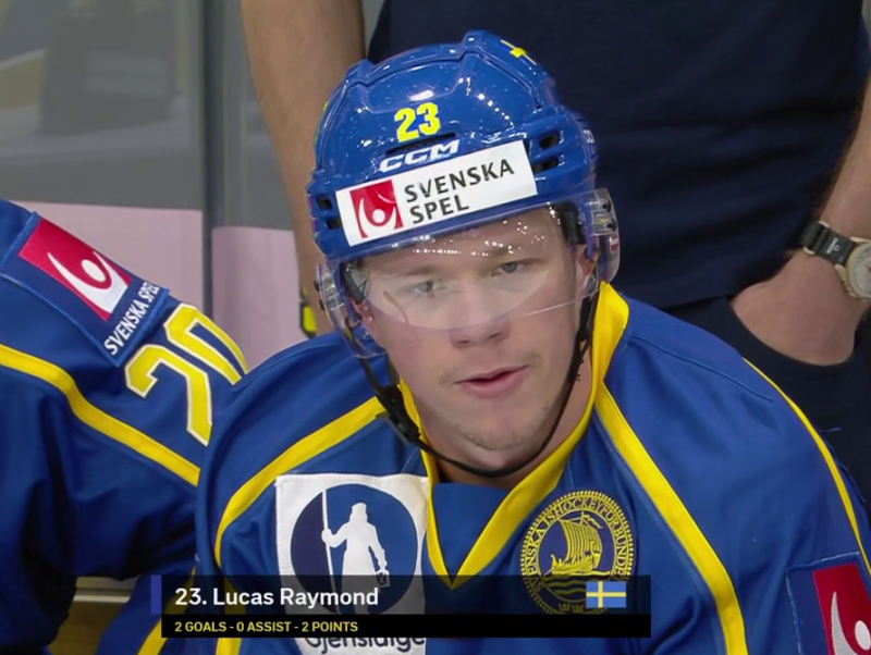 Lucas Raymond fait mal à la Suisse