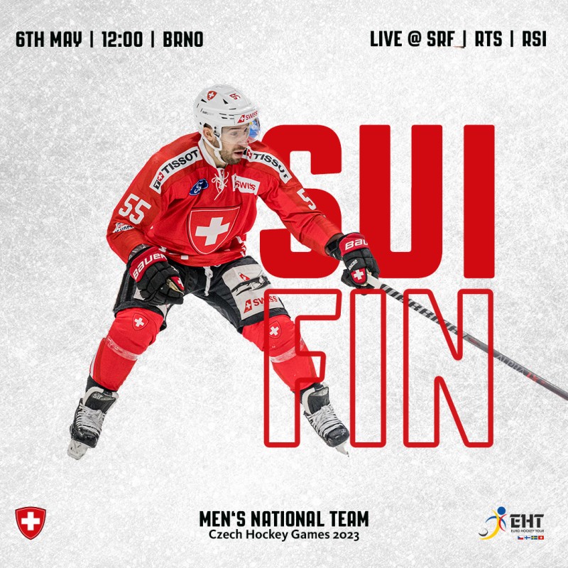 Formation des équipes pour le match Suisse vs Finlande