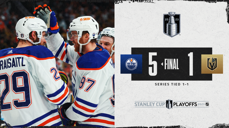 Edmonton bat largement les Golden Knights