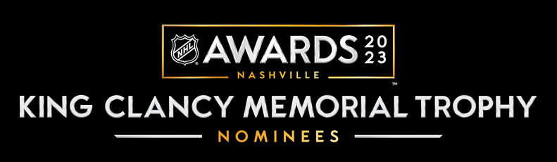 Les nominés de chaque équipe pour le trophée commémoratif King Clancy 2022-23