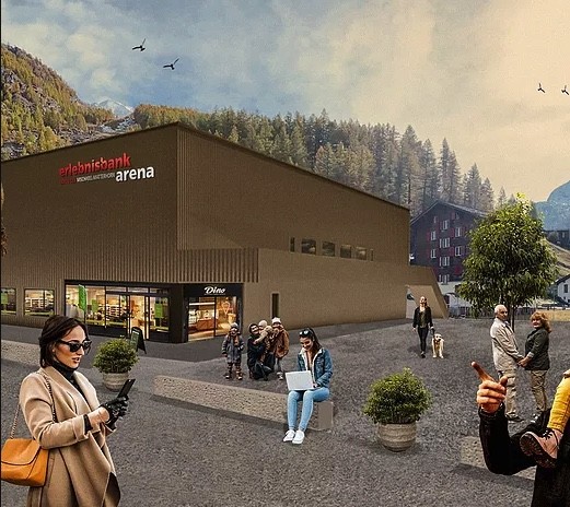 Feu vert déjà pour la construction de la patinoire de Saas-Grund