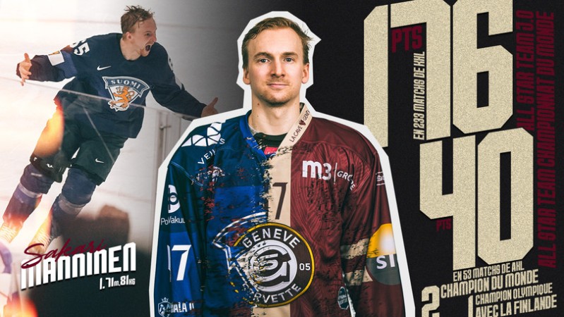 Genève officialise Sakari Manninen