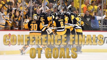 Tous les buts en prolongation des finales de conférence depuis 2015