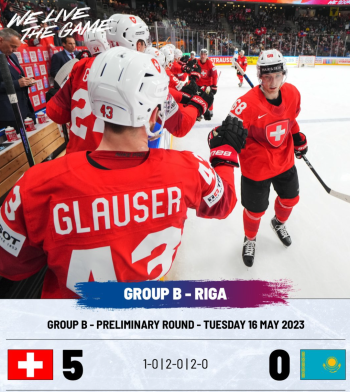 La victoire de l'équipe suisse en images