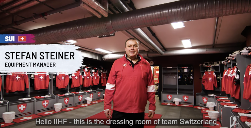 Petit détour dans le vestiaire suisse aux Mondiaux