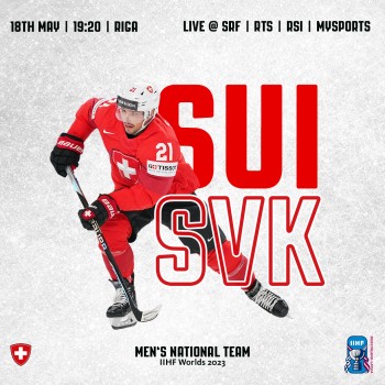 Formation des équipes pour le match Suisse vs Slovaquie