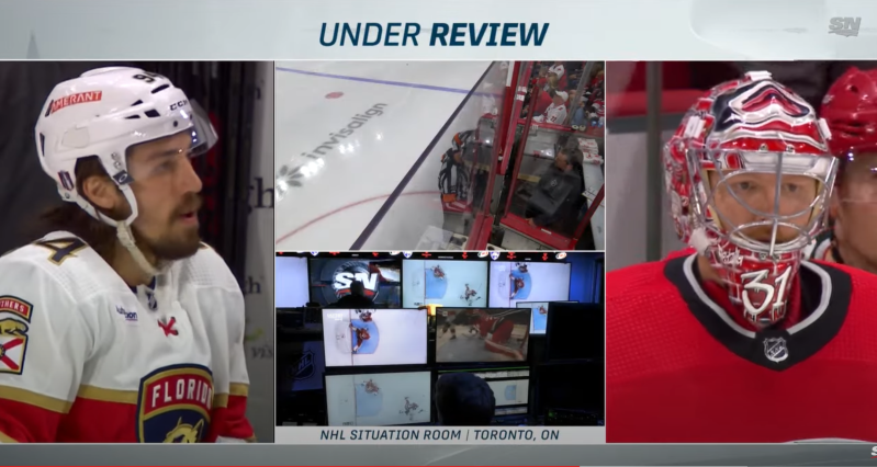 Les Panthers pensaient avoir remporté le match, mais non