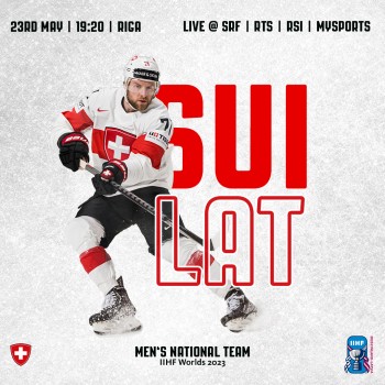 Formation des équipes pour le match Suisse - Lettonie