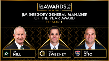 Nill, Sweeney et Zito élus finalistes pour le prix Jim Gregory du directeur général de l'année