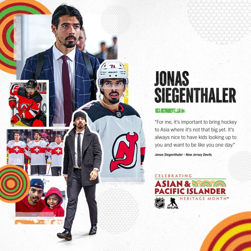 Jonas Siegenthaler veut être un modèle pour les fans asiatiques de hockey
