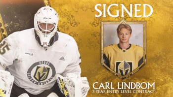 Carl Lindbom aura sa chance avec les Golden Knights