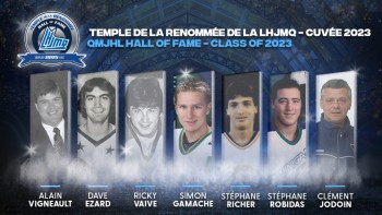 Une belle cuvée pour le Temple de la Renommée de la LHJMQ