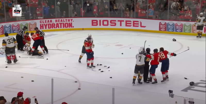 Une fin de match quelque peu houleuse