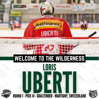 Le gardien valaisan Loris Uberti drafté au premier rang