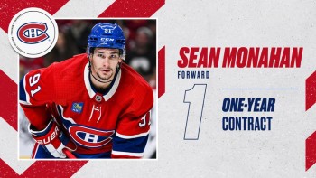 Sean Monahan prolonge avec le Canadien