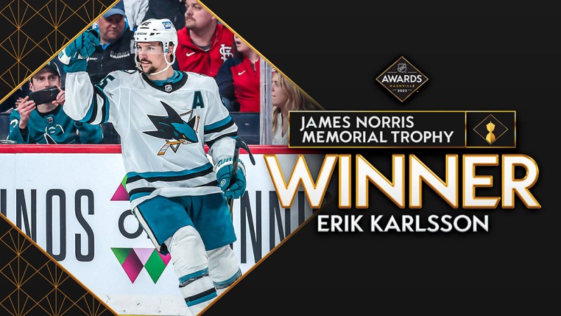 Un troisième trophée Norris pour Erik Karlsson