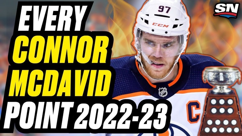 Tous les points de Connor McDavid la saison dernière