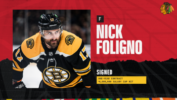 Nick Foligno signe avec les Blackhawks
