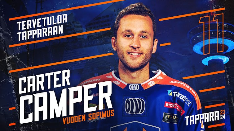 Carter Camper continuera sa carrière en Finlande