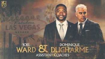 Dominique Ducharme et Joel Ward nommés entraîneurs adjoints des Golden Knights