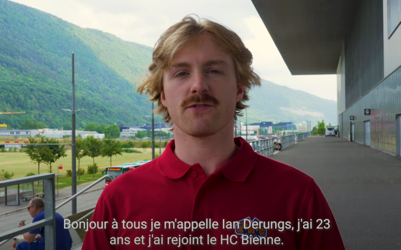 Ian Derungs à l'interview