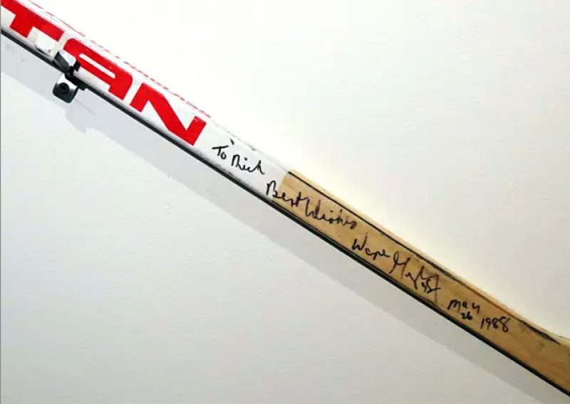 Une crosse mythique de  Wayne Gretzky mise en vente