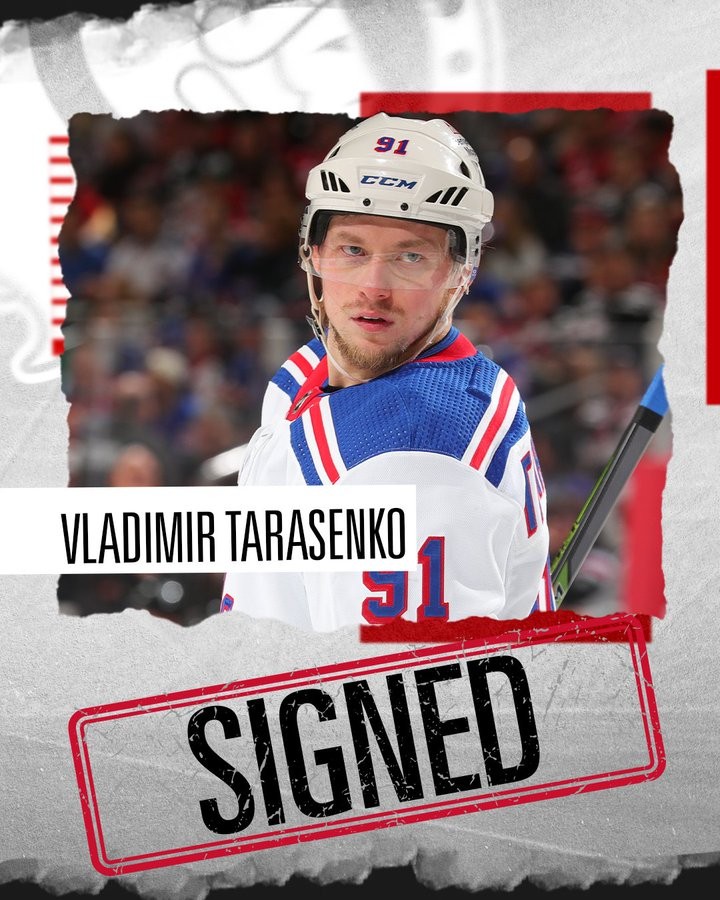 Vladimir Tarasenko portera les couleurs des Sénateurs