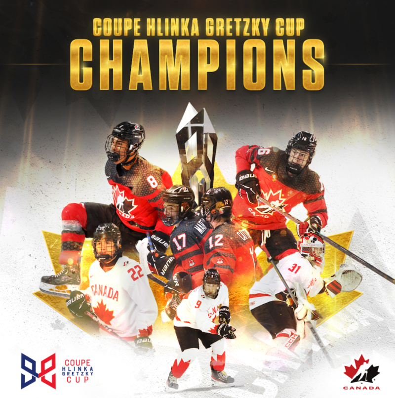 Le Canada remporte la Coupe Hlinka Gretzky