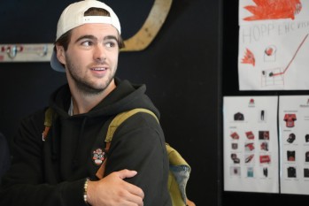 Un petit passage à Viège pour Nico Hischier