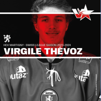 Virigile Thevoz portera les couleurs de Martigny