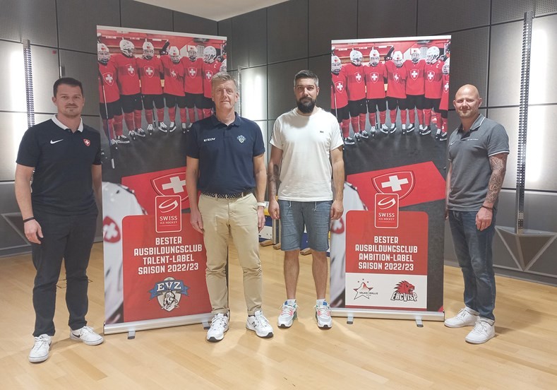 L'EV Zoug et le EHC Viège/Valais-Wallis Future une nouvelle fois couronnés meilleures organisations pour la relève