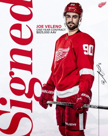 Joe Veleno prolonge avec les Red Wings