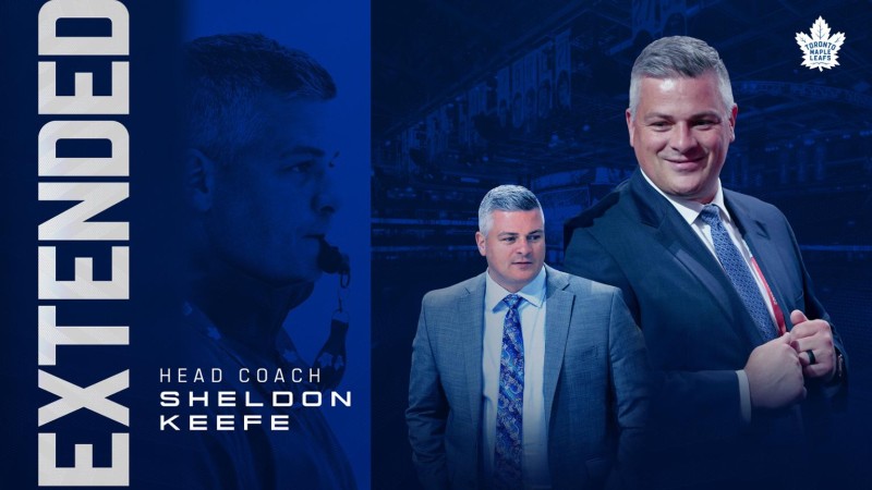 Un contrat à long terme pour Sheldon Keefe