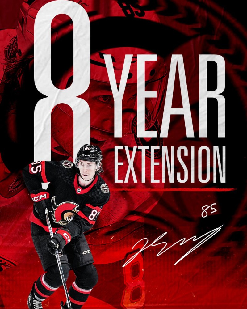 Jake Sanderson obtient un énorme contrat des Sénateurs