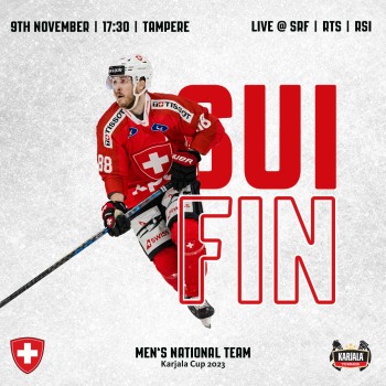 Formation de l'équipe de Suisse face à la Finlande