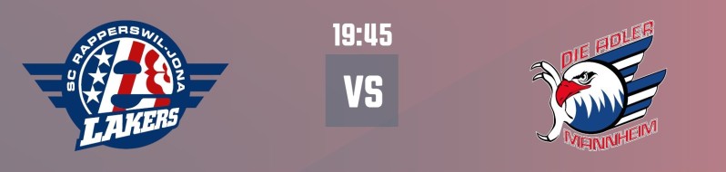 Formation des équipes pour le match Rapperswil vs Mannheim