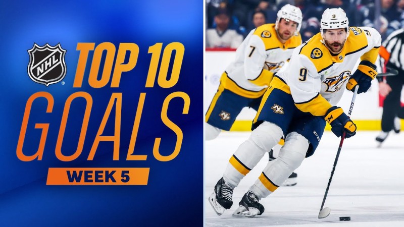 Top 10 des plus beaux buts de la semaine écoulée en NHL