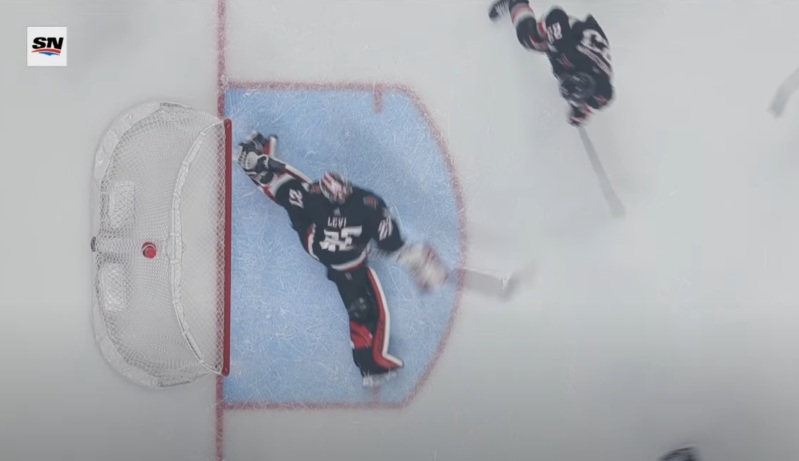 Un bien bel arrêt pour Devon Levi