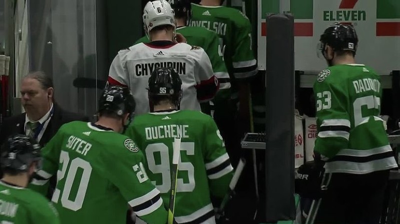 Jakob Chychrun s'était "trompé" de tunnel... pour une excellente raison