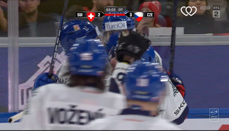 La Tchéquie inflige une seconde défaite à la Suisse