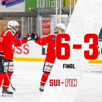 Une belle victoire de notre équipe suisse féminine