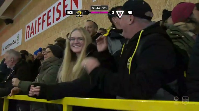 Les images du match entre Ajoie et Fribourg