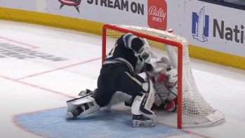 Elvis Merzlikins avait un message pour Tom Wilson