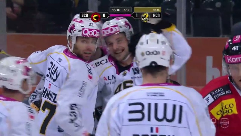 Les images du match entre Berne et Ajoie