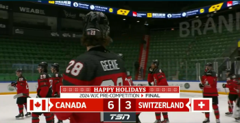 La Suisse aura accroché le Canada pendant un tiers