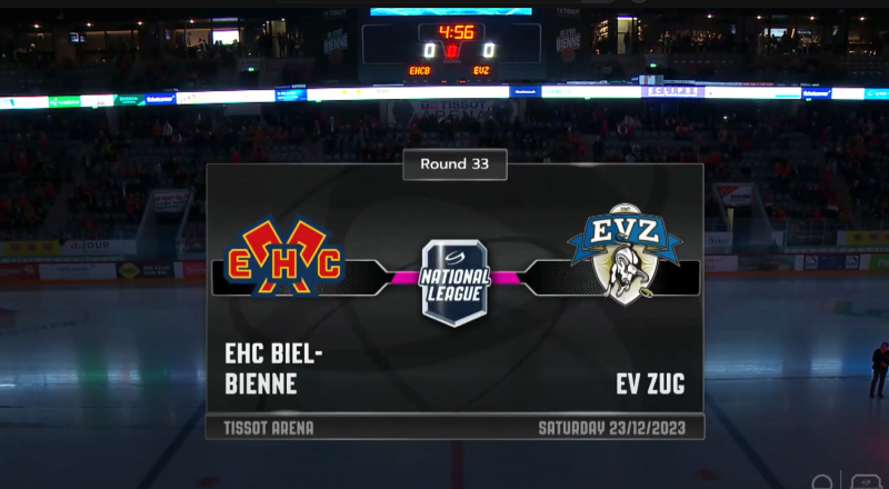 Les images de la victoire de Bienne sur Zoug