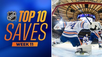 Top 15 des plus beaux arrêts de la semaine écoulée en NHL